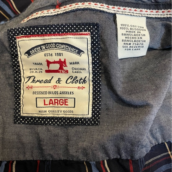 Thread & Cloth Large Button Down - Picture 2 of 3